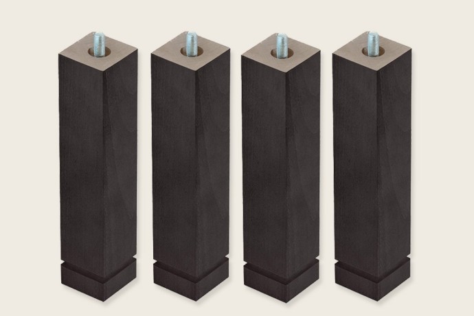 4 patas cuadradas de 25 cm para Bases Tapizadas - Sonpura