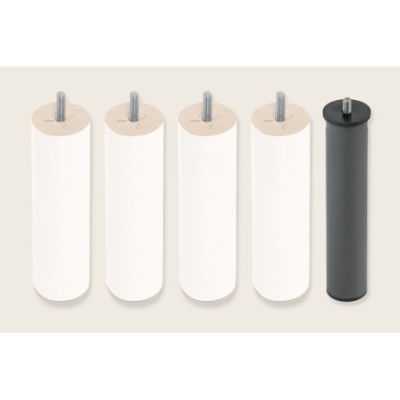 4 patas cilíndricas de 25 cm + 1 metálica - Bases - Sonpura